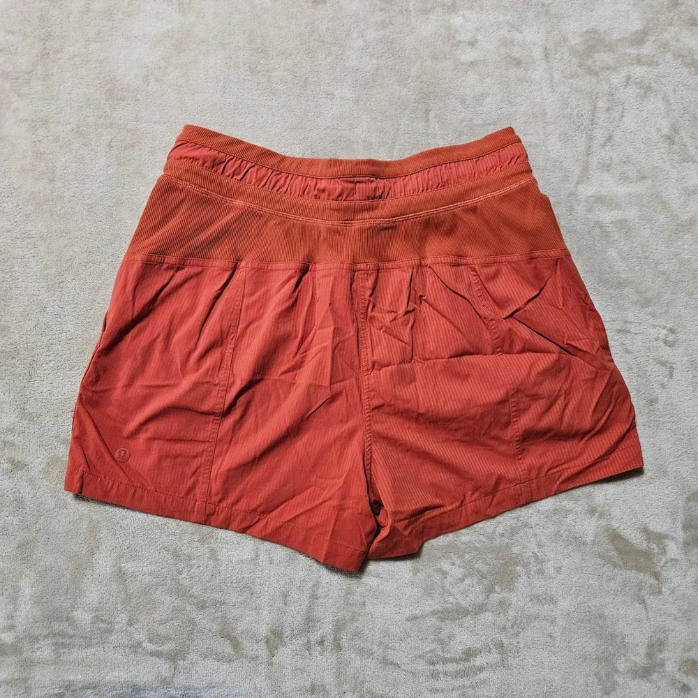 Lululemon Dance Studio Shorts Terracotta Rust Orange Athletic Shorts Size 6